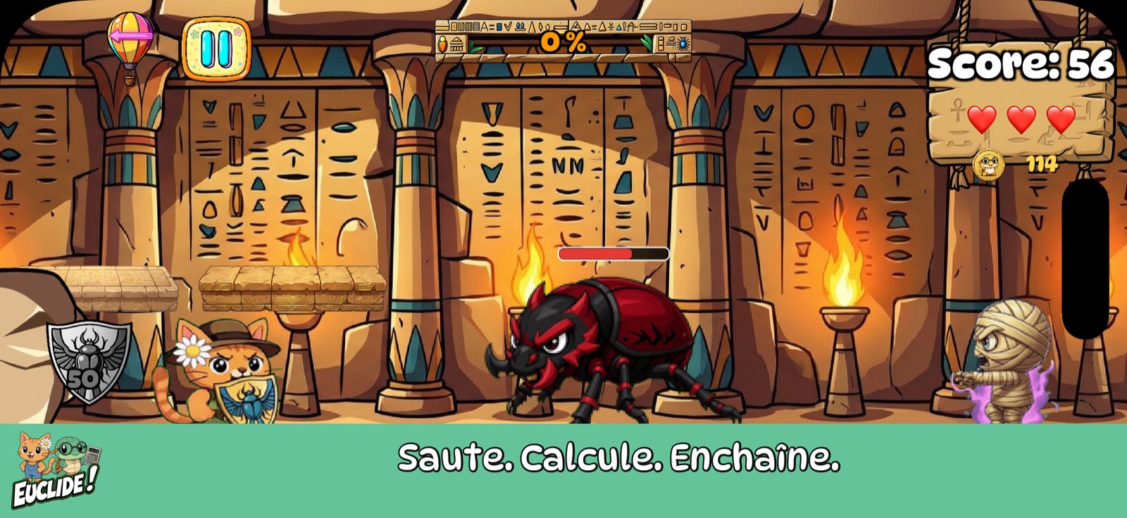 Gameplay Mummy Jump